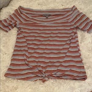 Charlotte Russe off the shoulders crop top